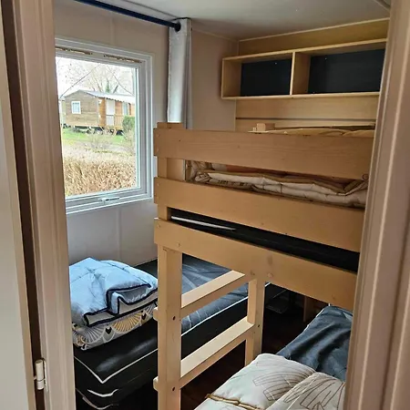 Mobil 6 Personnes Alsace キャンプ場 ビースハイム